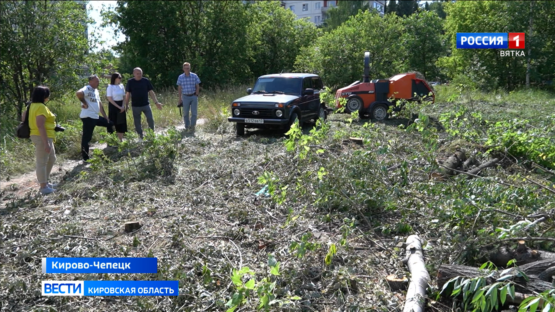 В Кирово-Чепецке приступили к строительству первой площадки для выгула собак