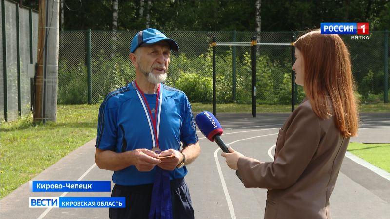 Ветеран из Кирово-Чепецка завоевал бронзу на Чемпионате России по легкой атлетике