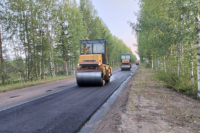 В Верхнекамском районе ремонтируют дорогу «Кирс – Рудничный – Лойно»