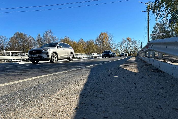 В Кирове завершили ремонт мостов через реку Сандаловку