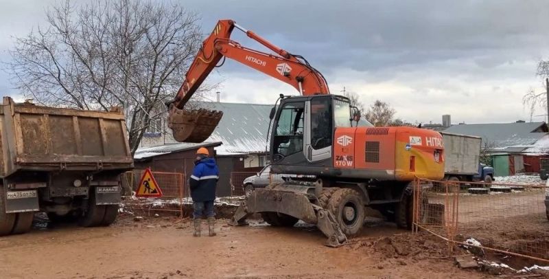 В поселке Ганино завершается строительство сетей водоснабжения