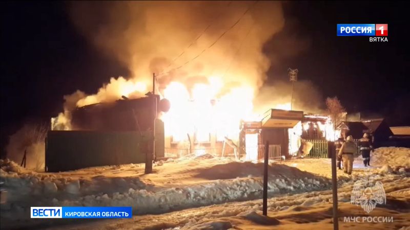 За сутки в Кировской области произошло четыре пожара