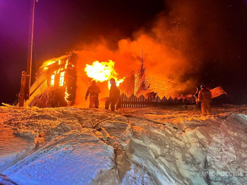 В Афанасьевском районе расследуют ночной пожар с гибелью человека